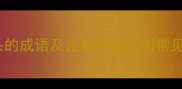 10个以随开头的成语及正确用法附常见错误示例