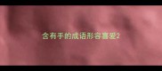 含有手的成语形容喜爱
