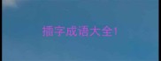 插字成语大全