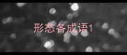 形态各成语