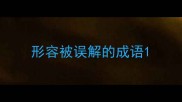 形容被误解的成语