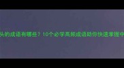 当字开头的成语有哪些10个必学高频成语助你快速掌握中文精髓
