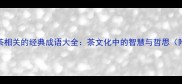 100个与茶相关的经典成语大全茶文化中的智慧与哲思附详细