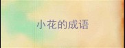 小花的成语