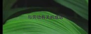 与劳动有关的成语