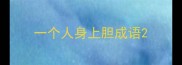 一个人身上胆成语