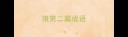 狼第二篇成语