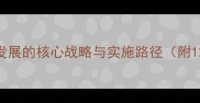 基业长青商业发展的核心战略与实施路径附120个行业案例