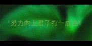 努力向上君子打一成语