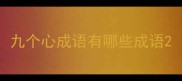 九个心成语有哪些成语