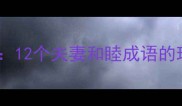 相濡以沫的婚姻智慧12个夫妻和睦成语的现代解读与相处之道