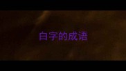 白字的成语
