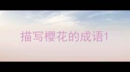 描写樱花的成语