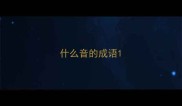 什么音的成语