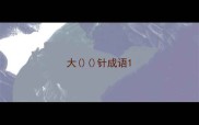 大针成语
