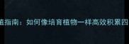 成语种植指南如何像培育植物一样高效积累四字智慧
