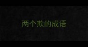 两个欺的成语