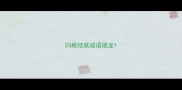 归根结底成语接龙