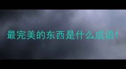 最完美的东西是什么成语