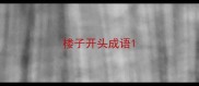 楼子开头成语
