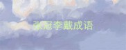 张冠李戴成语