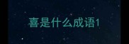 喜是什么成语