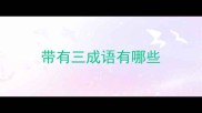 带有三成语有哪些