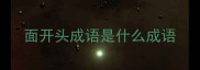 面开头成语是什么成语