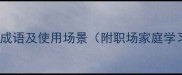 50个表示放心了的成语及使用场景附职场家庭学习场景应用指南