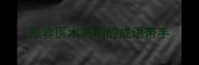 形容医术高明的成语带手