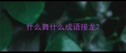 什么舞什么成语接龙
