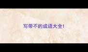 写带不的成语大全