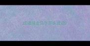 成语接龙日字开头成语