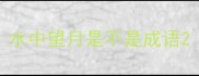 水中望月是不是成语