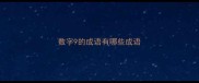数字9的成语有哪些成语