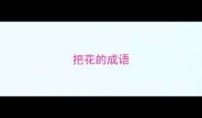 把花的成语