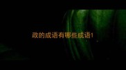 政的成语有哪些成语