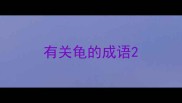 有关龟的成语
