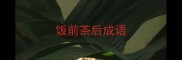 饭前茶后成语