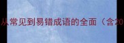 车开头的成语大全速览从常见到易错成语的全面含20个经典案例及使用指南