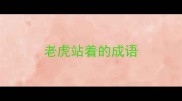 老虎站着的成语
