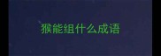 猴能组什么成语