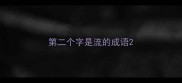 第二个字是流的成语