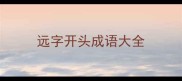 远字开头成语大全
