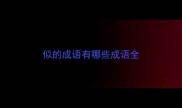 似的成语有哪些成语全