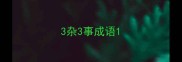 3杂3事成语