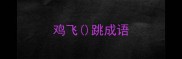 鸡飞跳成语