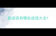 昼成语有哪些成语大全
