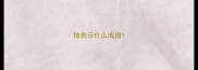 地表示什么成语