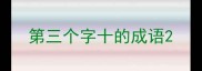 第三个字十的成语